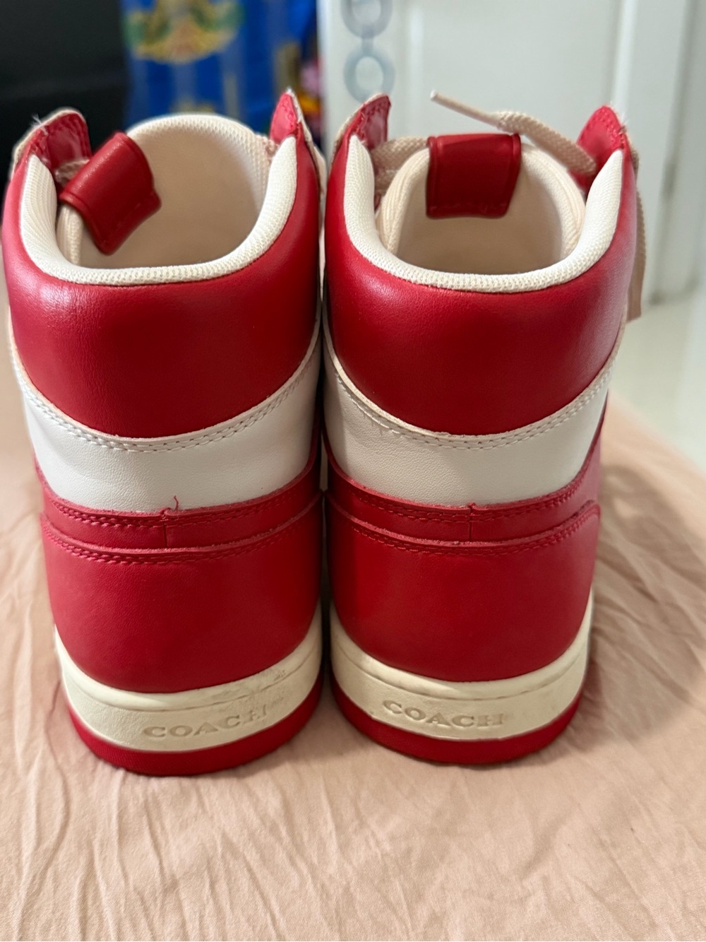 Coach White Canvas Sneaker - Picture 2 of 5